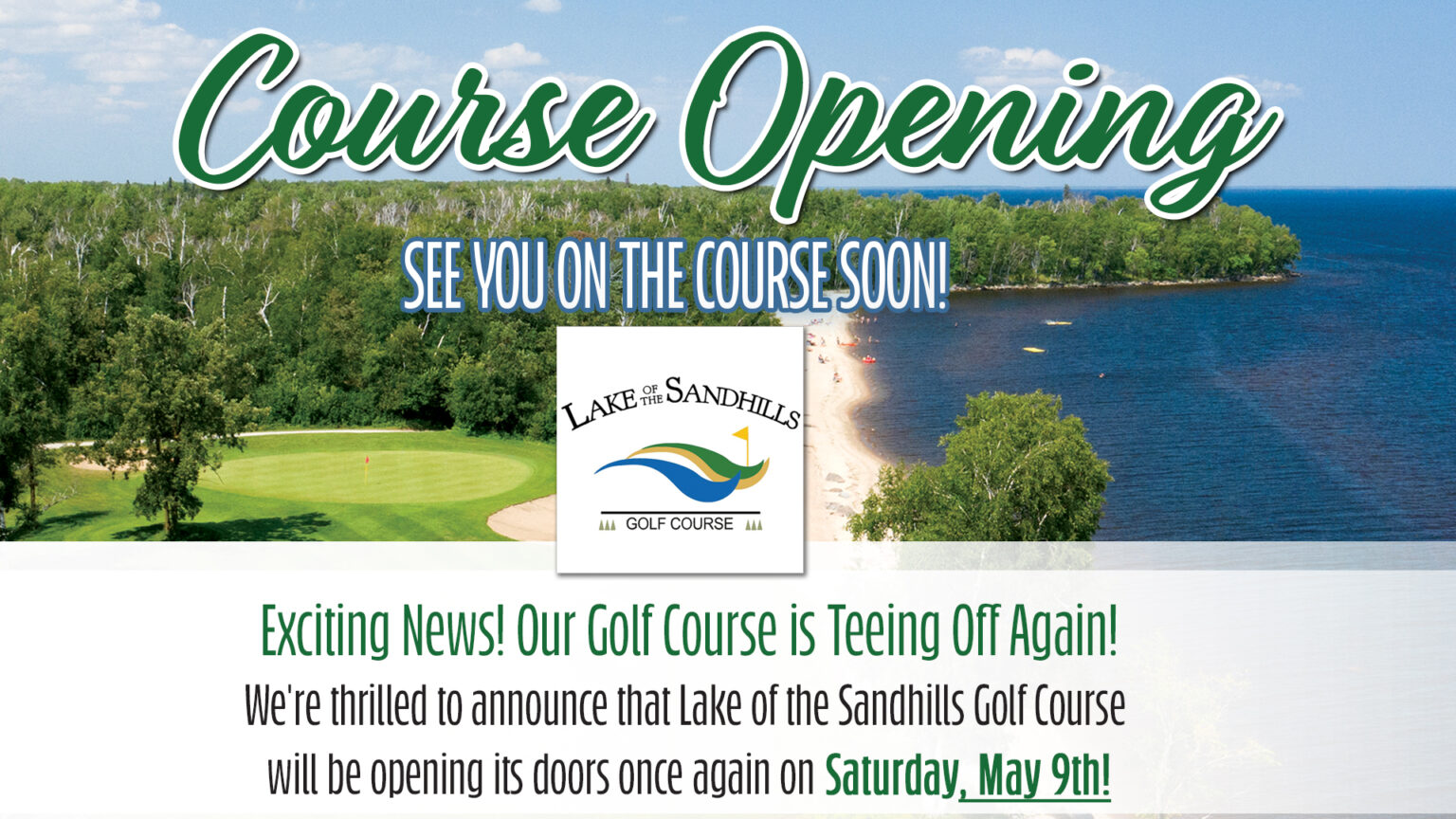 Lake of the Sandhills Golf Course – Opening May 9th, 2026! – Buffalo ...