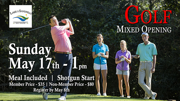 Lake of the Sandhills Mixed Opening Golf Tournament – 2026